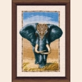 Набор для вышивки нитками Чаривна Мить "Слон африканский"